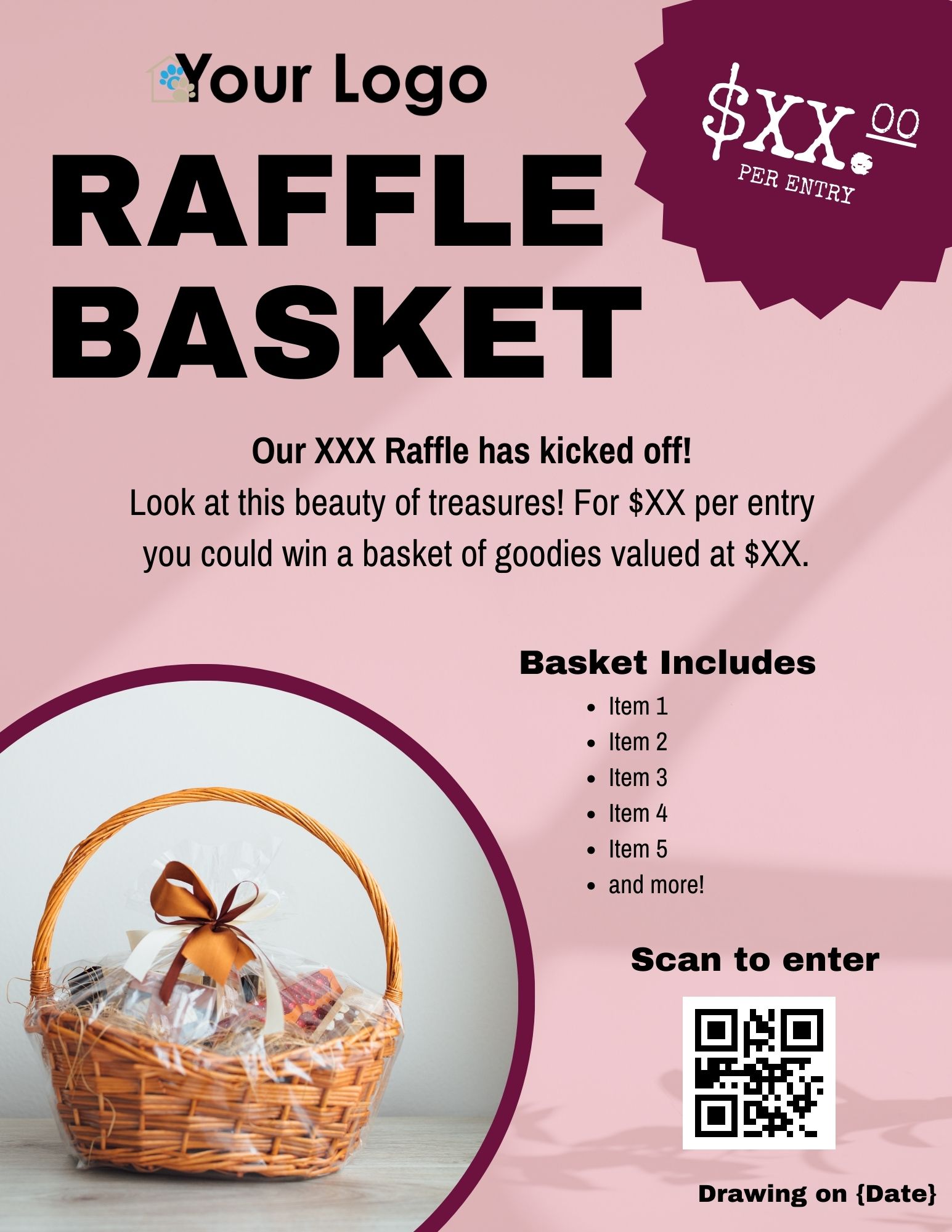 Monthly Raffle Text Monthly Prize Wheel Raffle - Flyer - Shelter Roundtable