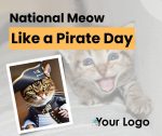 National Meow Like a Pirate Day