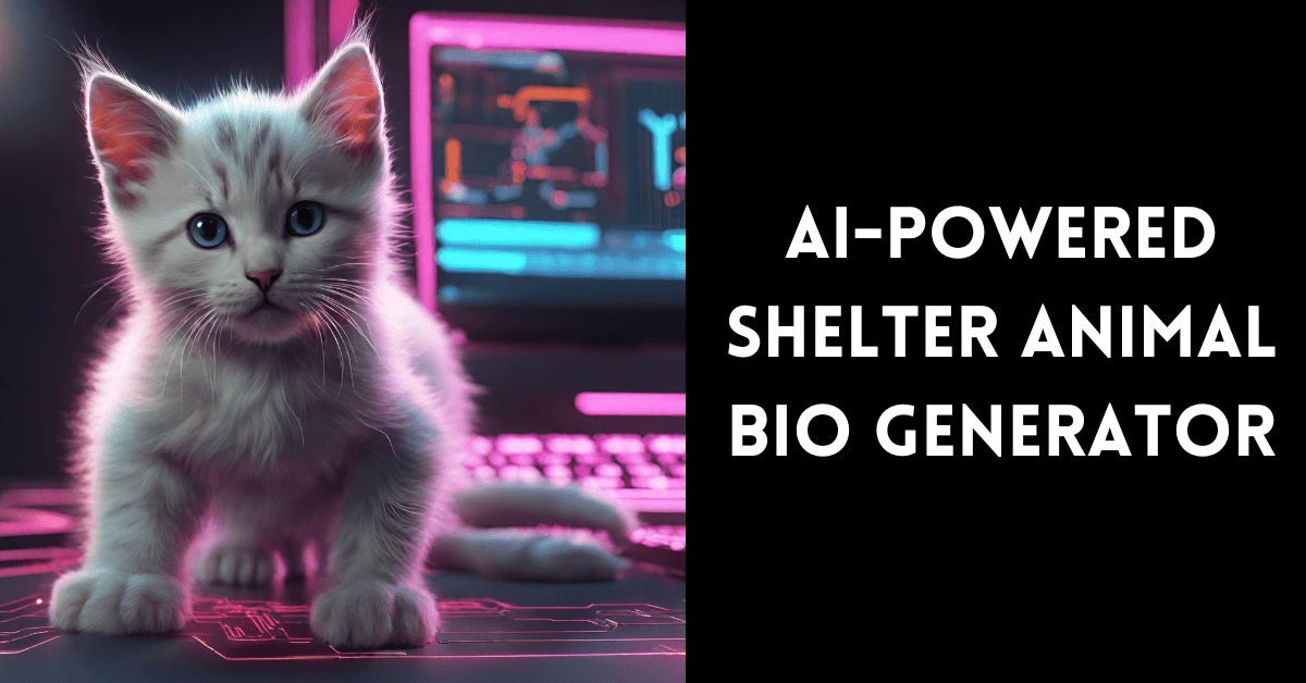 animal adoption bio generator