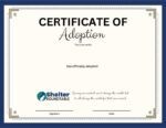 adoption certificate