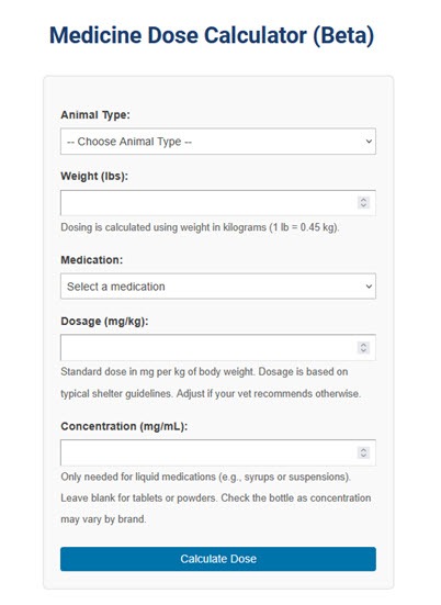 med dose calculator